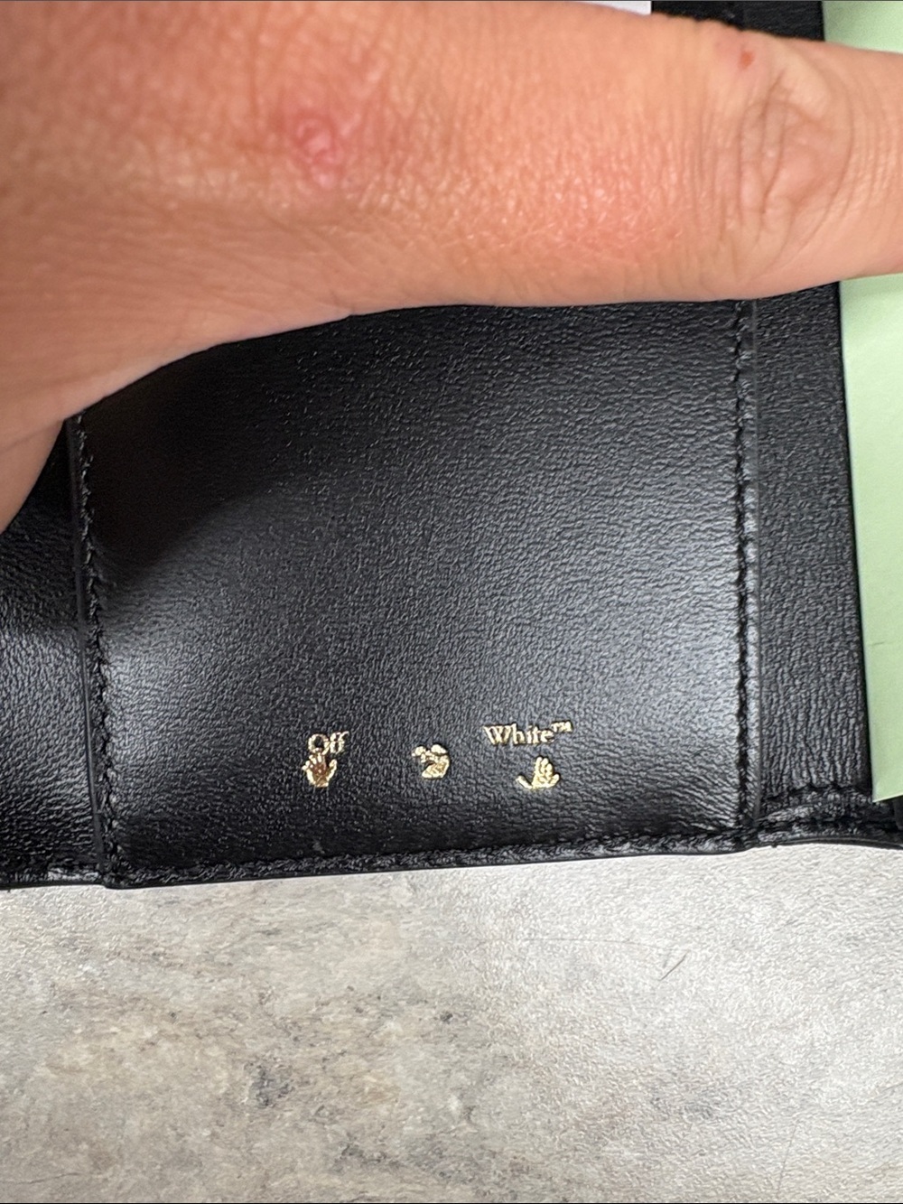 New Black Jackhammer French Wallet - Picture 3 of 5